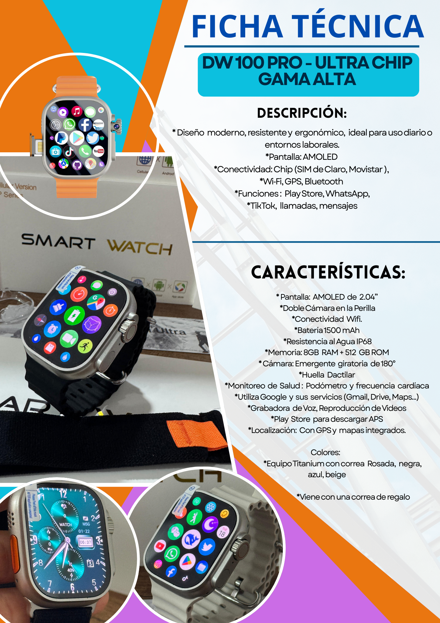 DW 100 PRO - ULTRA CHIP- GAMA ALTA
