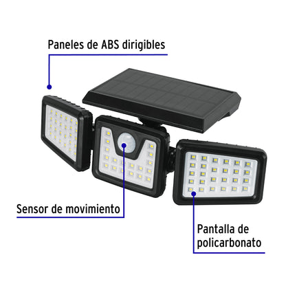 LAMPARA SOLAR CON SENSOR DE MOVIMIENTO